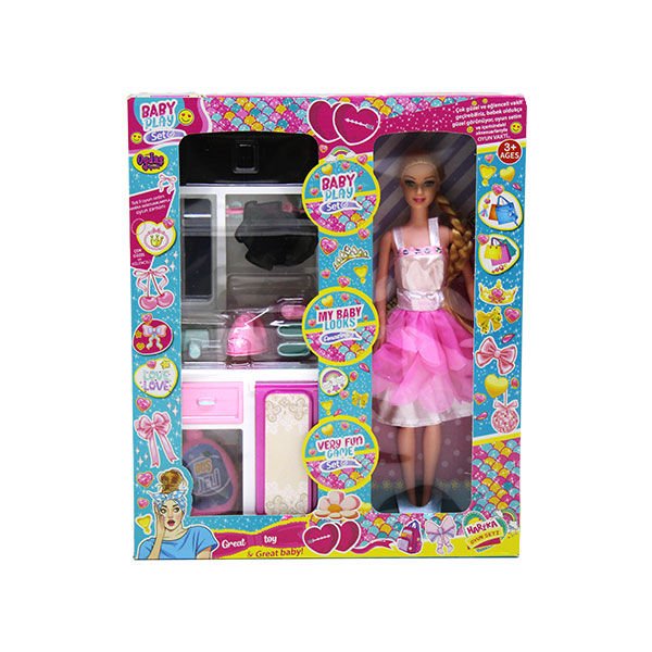 02389 ÜTÜ MASALI DOLAPLI BEBEK