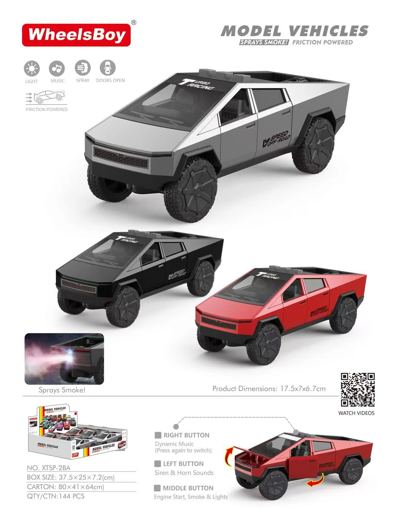 XTSP-2BA DUMAN ÇIKARAN SÜRT TESLA