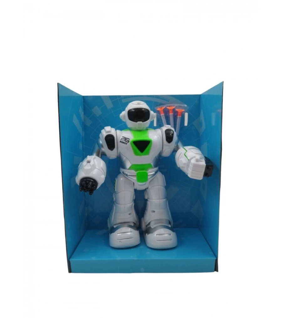 817 KUT.SESLİ IŞIKLI PİLLİ OK ATAN ROBOT