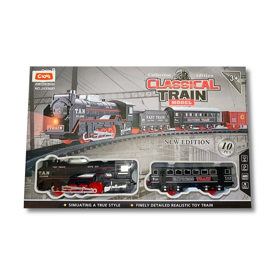 JHX6689 KUTUDA PİLLİ RAYLI TREN 10PCS
