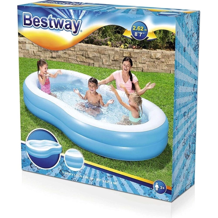 54117 HAVUZ OVAL RENKLİ 262*157CM