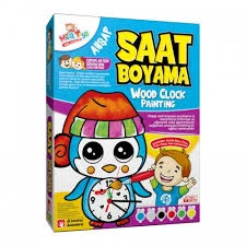 9748 AHŞAP SAAT BOYAMA OYUN SETİ