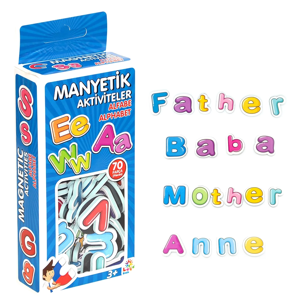 ZK-MA01 EĞİTİCİ MANYETİK ALFABE