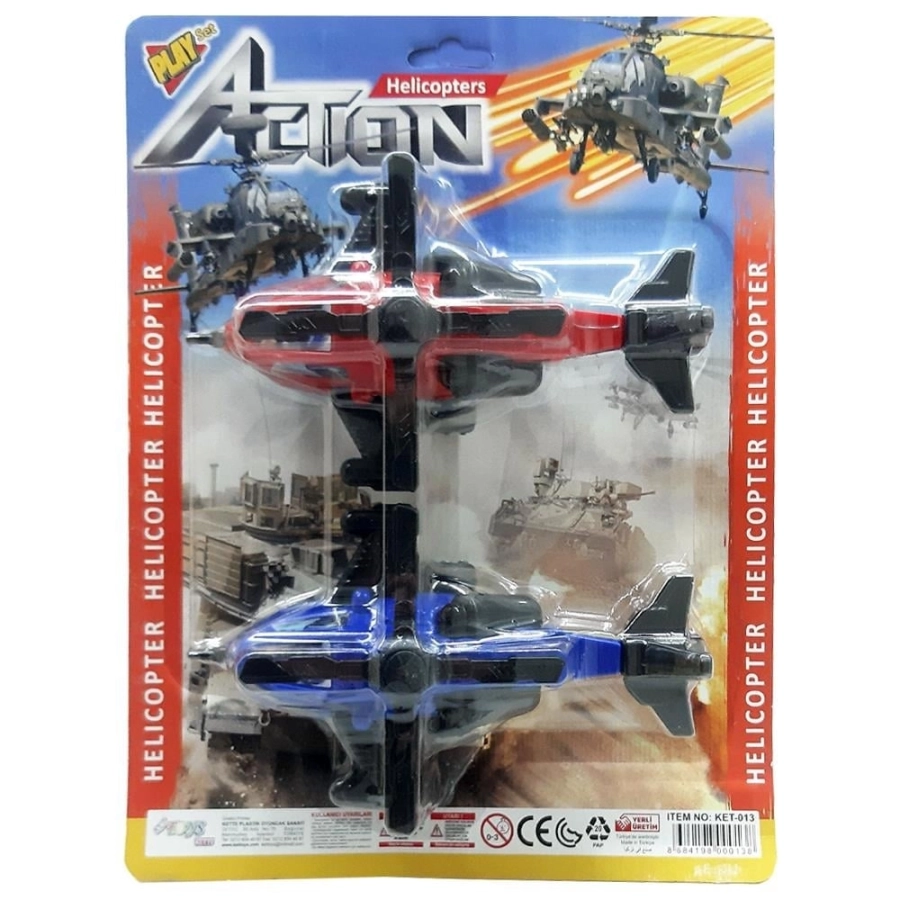 KET-013 KARTELADA 2Lİ HELİKOPTER