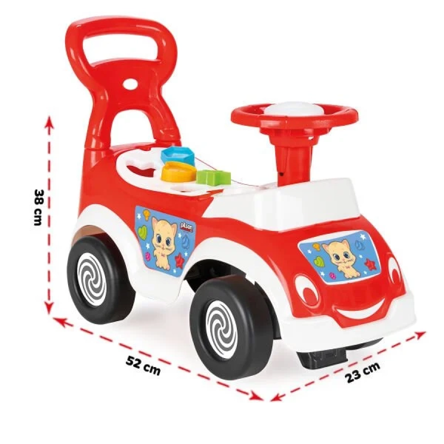 07-828 SMART BABY RIDE ON CAR KIRMIZI