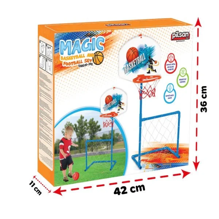 03-392 MAGIC BASKETBOL VE FUTBOL KALESİ