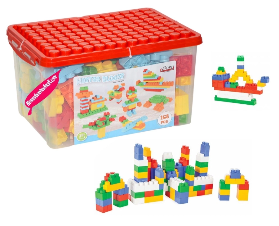 03-580 MASTER BLOKLAR 168 PCS 15 LT SAKLAMA KABINDA