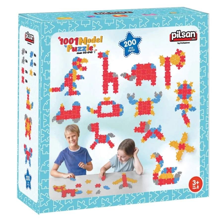 03-640 1001 ÇEŞİT PUZZLE 200 PCS