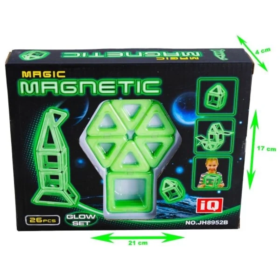 JH8952B 26 PARÇA MANYETİK LEGO