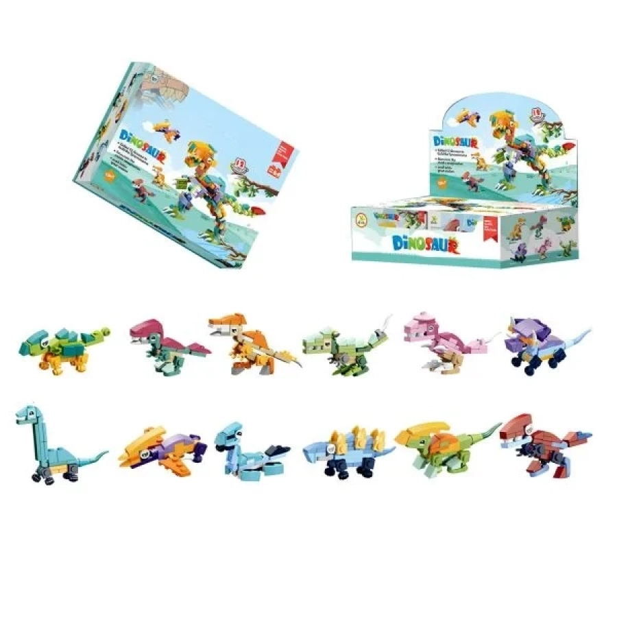 SM195B 12Lİ KUT.DİNAZOR LEGO 34 PCS